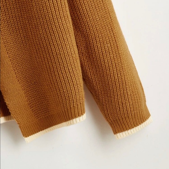 SHEIN Plus Open Front Drop Shoulder Solid Cardigan - Picture 3 of 4